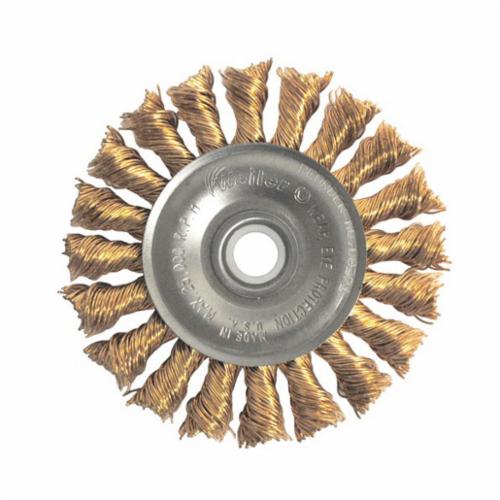 Weiler 13121 Non-Sparking Wheel Brush  4 in Dia Brush