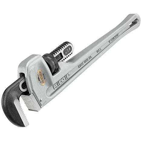 RIDGID 31100 Model No. 818 Aluminum Straight Pipe Wrench / 18-inch Plumbing Wrench