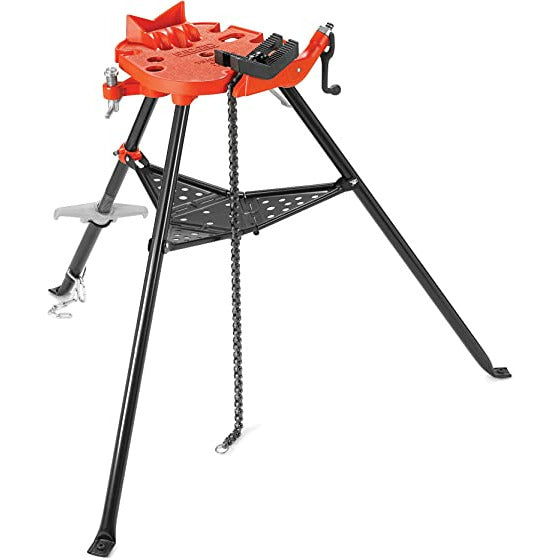 RIDGID 36278 Model No. 460-12 Portable TRISTAND Chain Vise / 1/8" to 12" Chain Vise / Red