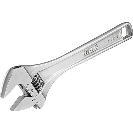 RIDGID 86917 Model No. 762 Adjustable Wrench / 12-inch Adjustable Wrench / Silver