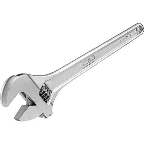 RIDGID 86927 Model No. 768 Adjustable Wrench / 18-inch Large Adjustable Wrench / Silver