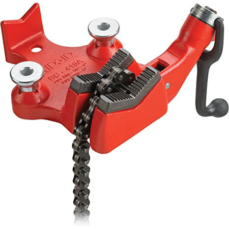 RIDGID 40195 Model No. BC410 Top Screw Bench Chain Vise / 1/8-inch to 4-inch Bench Vise
