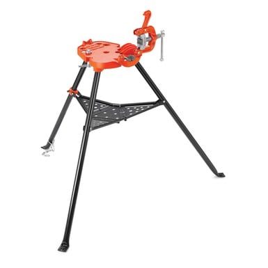 RIDGID 36273 Model No. 460-6 Portable TRISTAND Chain Vise / 1/8-inch to 6-inch Pipe Vise / Red