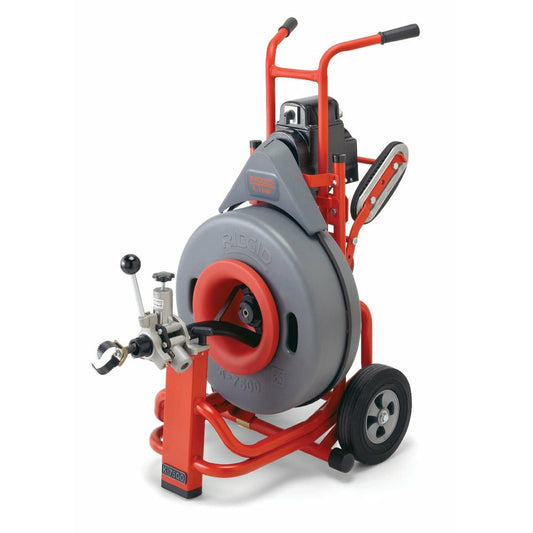 Ridgid 60052 K-7500 Machine, Standard Accessories, and 3/4" x 100' (20 mm x 30.5 m) Inner Core Cable